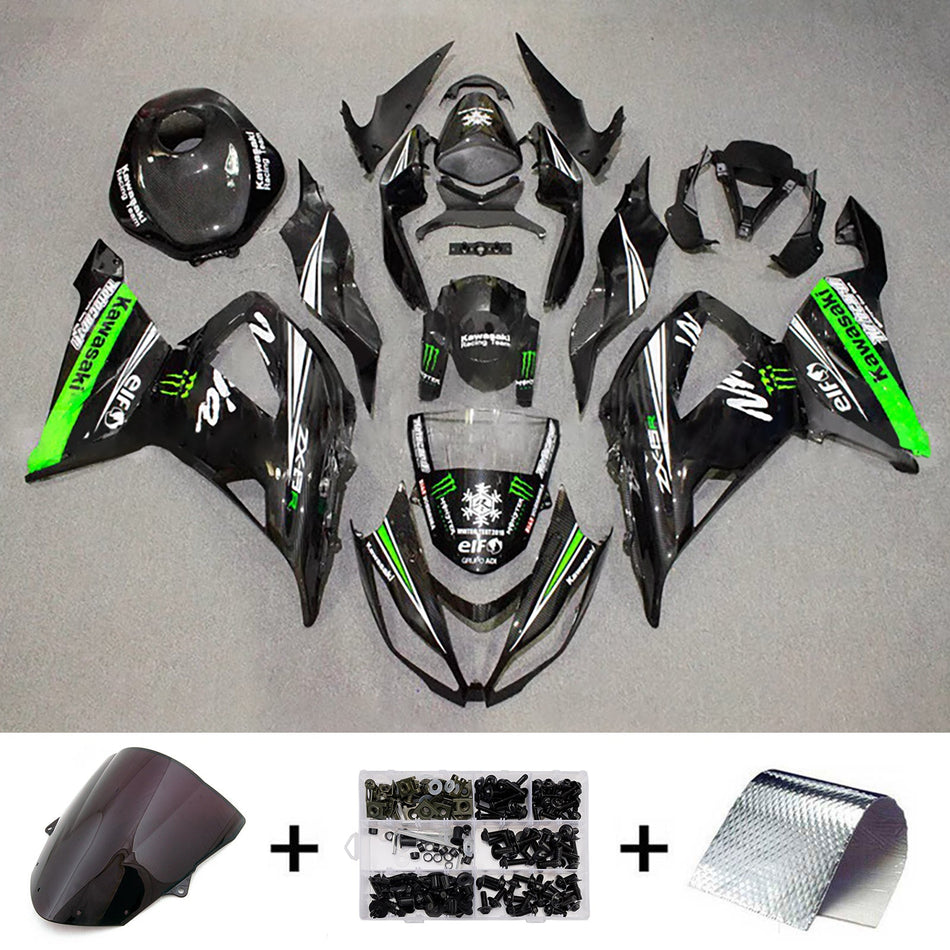 Verkleidungssatz aus ABS-Kunststoff, passend für Kawasaki ZX6R 636 (2013–2018)