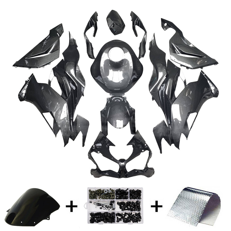 Injection Verkleidung Kit Karosserie Kunststoff ABS fit Für Kawasaki ZX6R 2019-2023