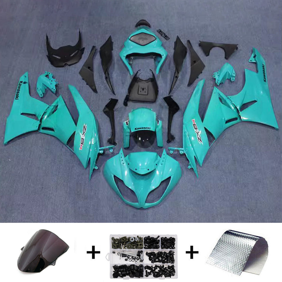 Verkleidungssatz aus ABS-Kunststoff, passend für Kawasaki ZX6R 636 2009-2012