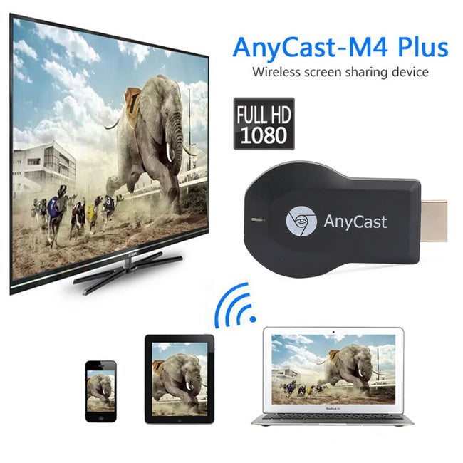 4K M4+ Air Play HD TV Stick WIFI Empfänger Anzeigen Dongle Streamer