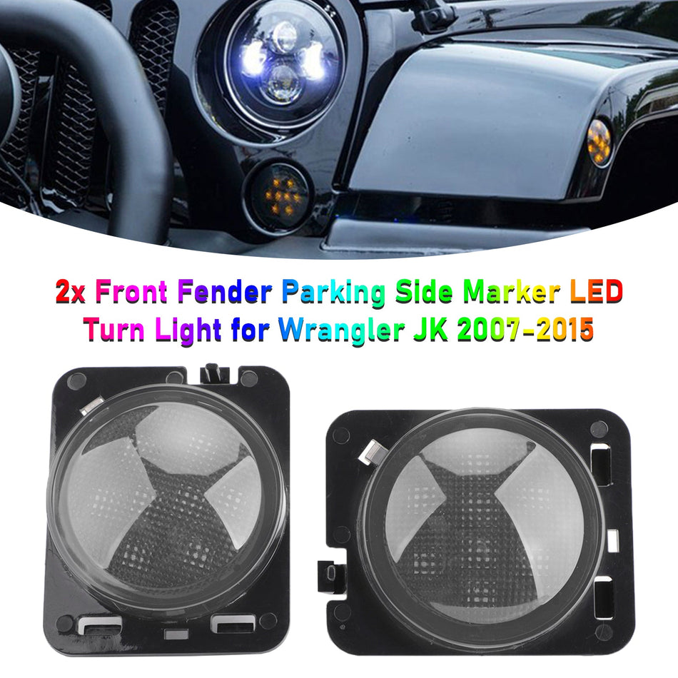 2007–2015 Wrangler JK 2x LED-Blinker für vordere Kotflügel-Parkposition