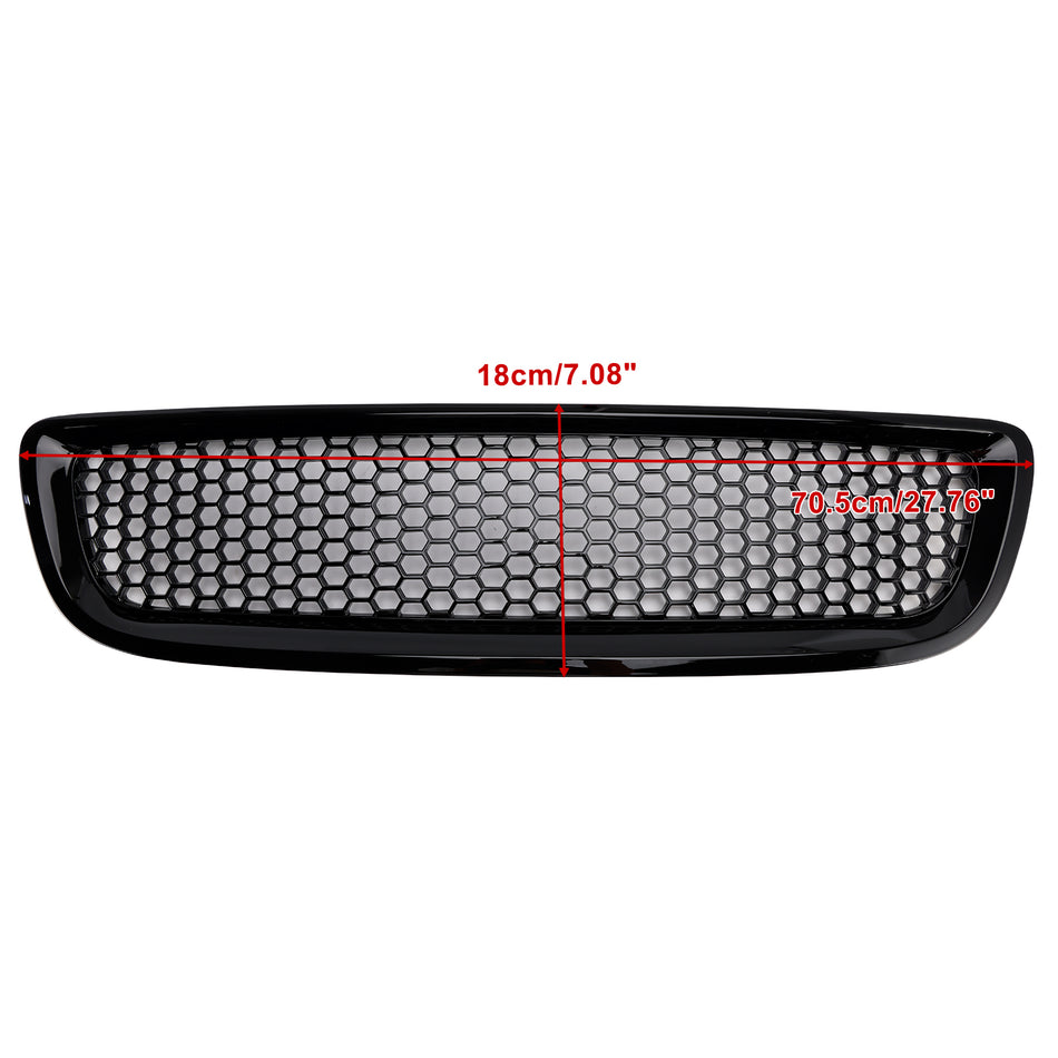 Gloss Black Front Bumper Honeycomb Grille Grill Für Volvo S40 V50 2008-2012