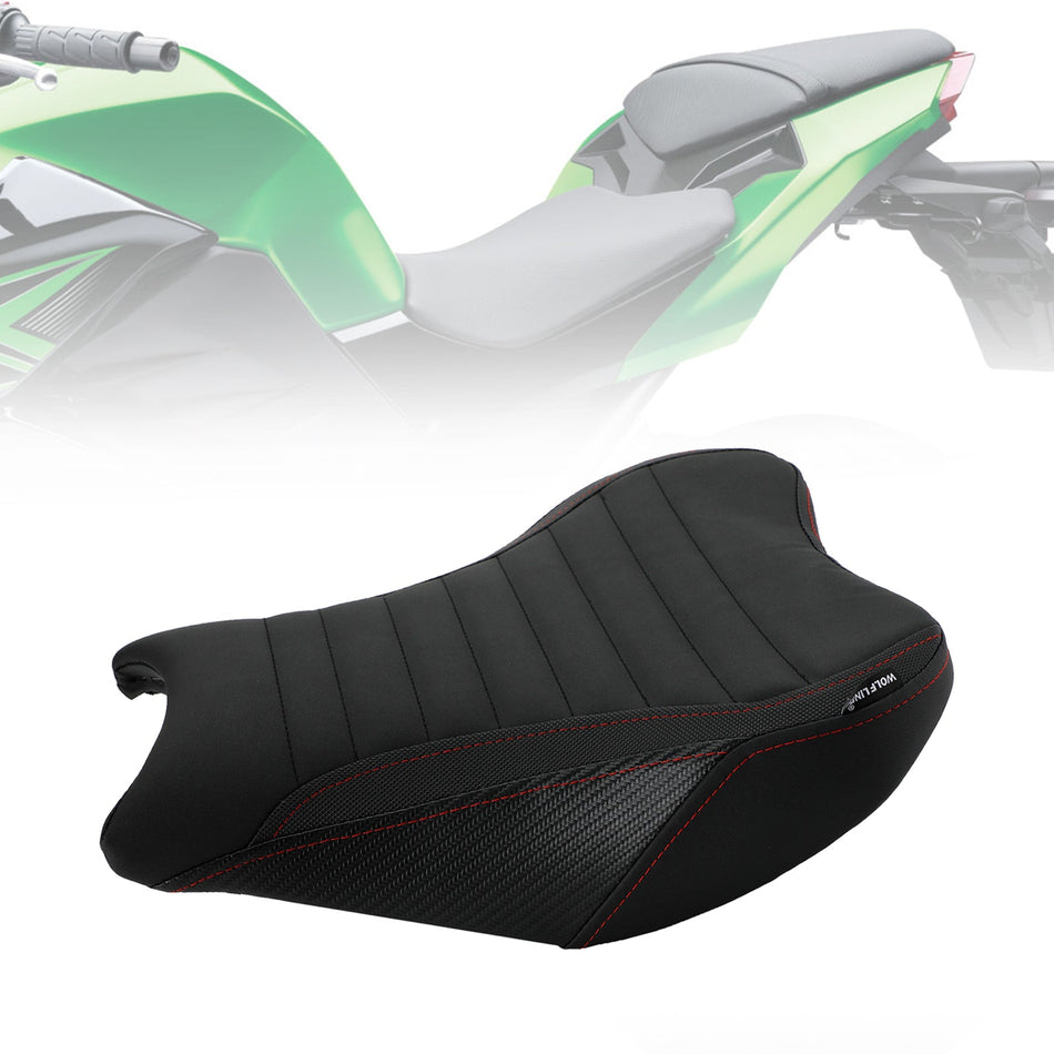 2017–2024 Passend für Kawasaki Ninja Z900 Fahrer- und Beifahrersitz, Vorder- und Rücksitzpolster, Grün