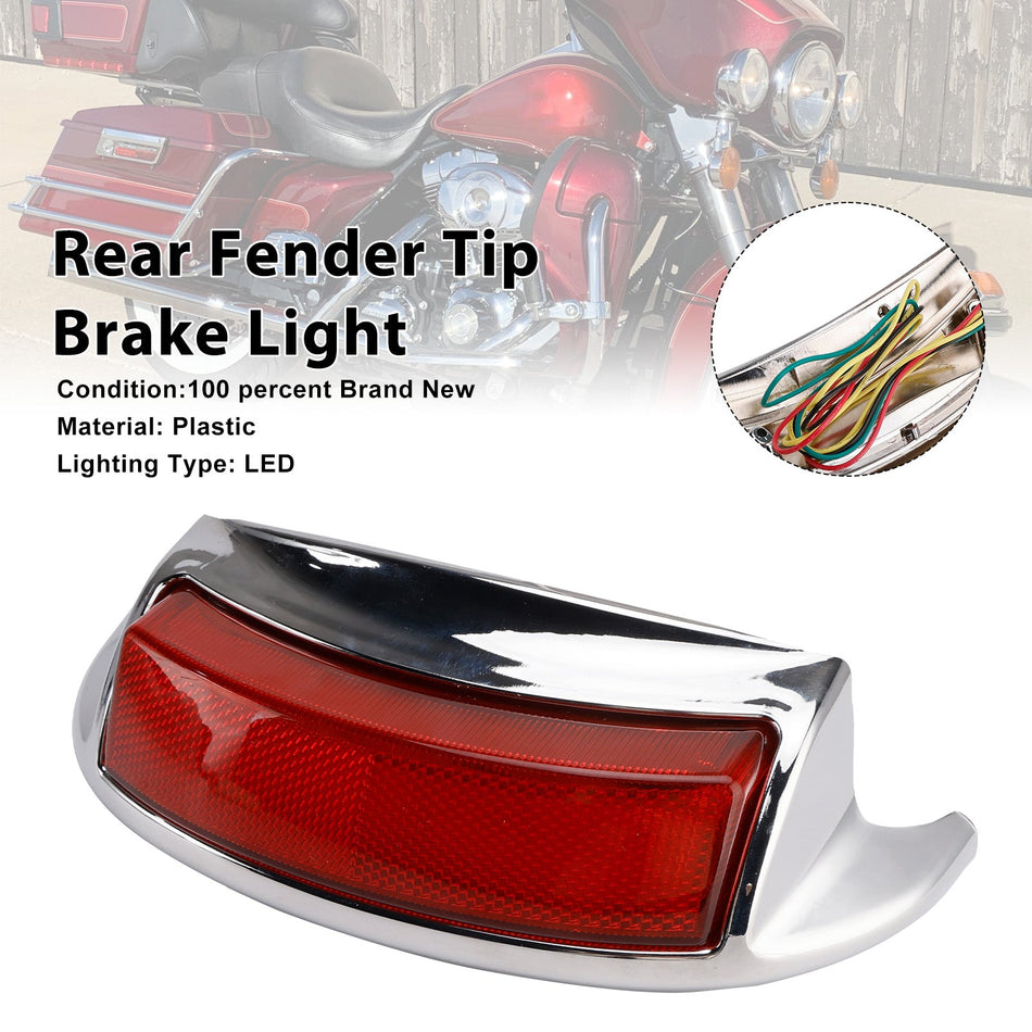 Bremslicht für hintere Kotflügelspitze, passend für Touring Electra Glide 2009-2024