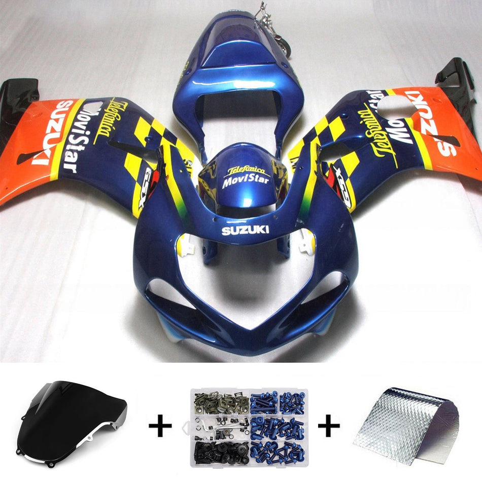 Verkleidungssatz aus ABS-Kunststoff für Suzuki GSXR1000 2000-2002 K1 K2