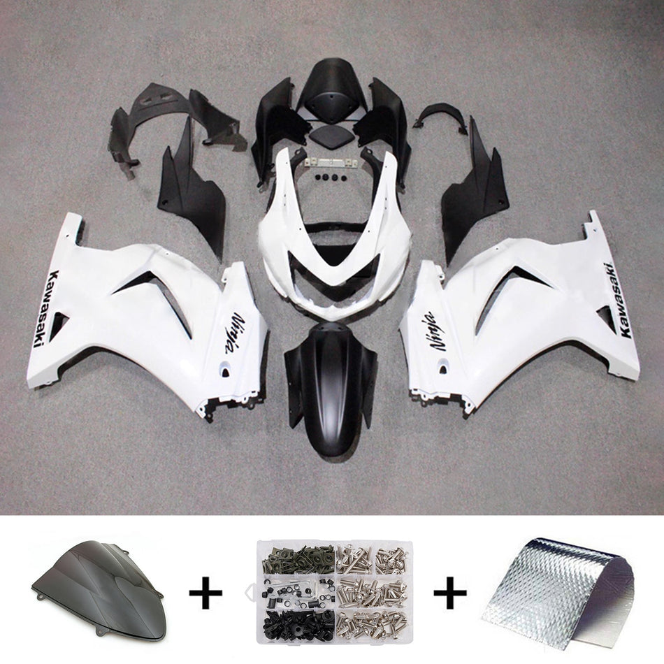 Verkleidungssatz aus ABS-Kunststoff, passend für Kawasaki EX250 Ninja250R 2008-2012