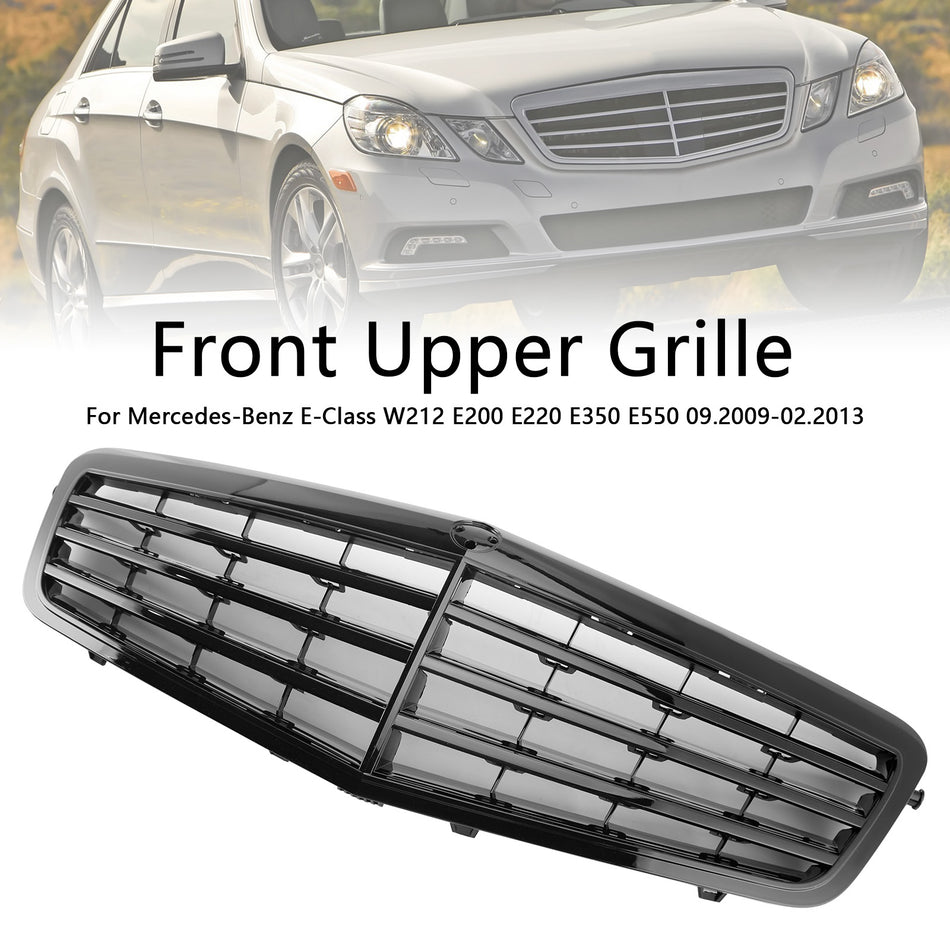 Black Front Grille Grill Für Mercedes-Benz E Class W212 E350 E550 2010-2013