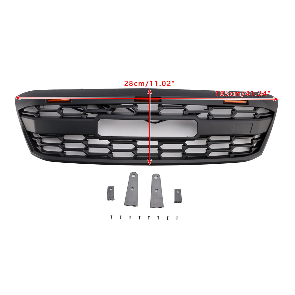 GR Style Frontstoßstangen-Kühlergrill mit LED für Toyota Hilux N70 2005–2011