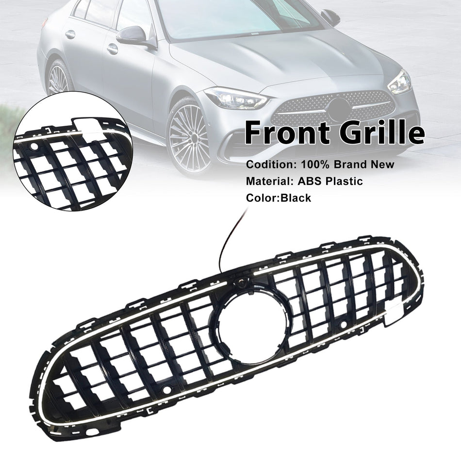 Frontstoßstangengrill im GTR-Stil für Mercedes-Benz W206 mit Kamera (2022–2026)