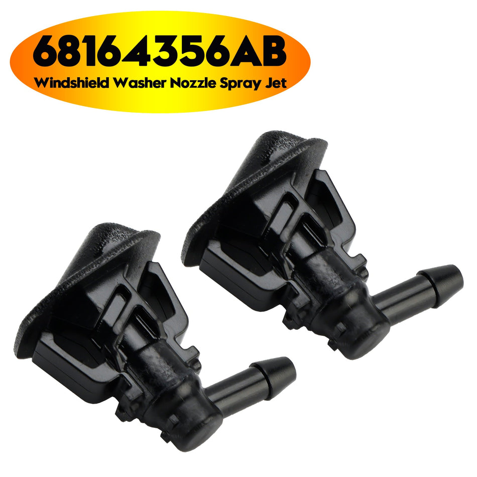 2007–2018 Jeep Wrangler JK 2x Scheibenwaschdüsen Sprühdüse 68164356AB