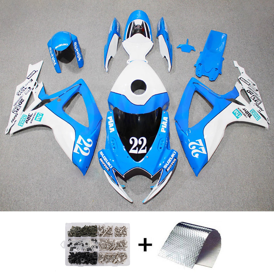 Verkleidungssatz aus ABS-Kunststoff für Suzuki GSXR 600/750 2006-2007 K6