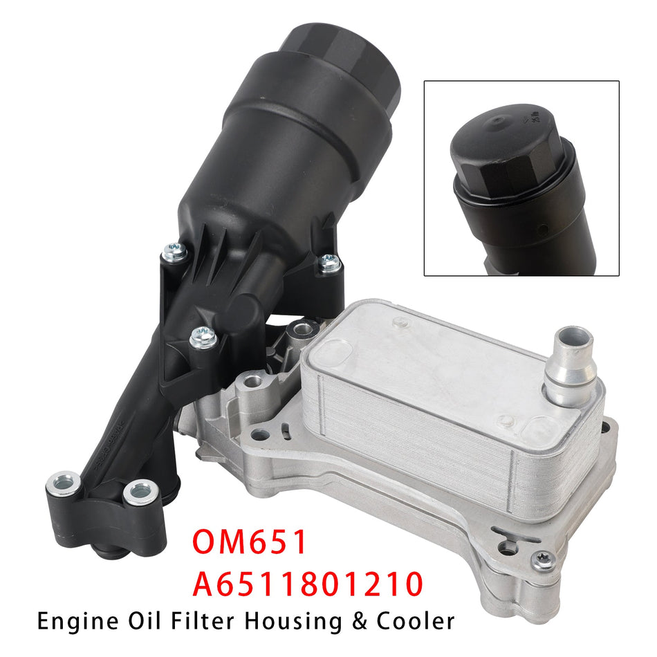 Für Mercedes-Benz OM651 Motor A6511801210 Motorölfiltergehäuse &amp; Kühler