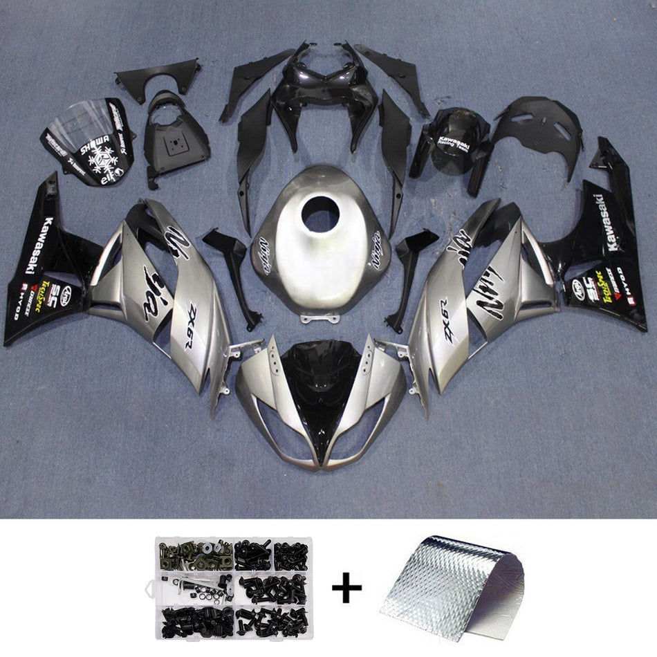 Verkleidungssatz aus ABS-Kunststoff, passend für Kawasaki ZX6R 636 2009-2012