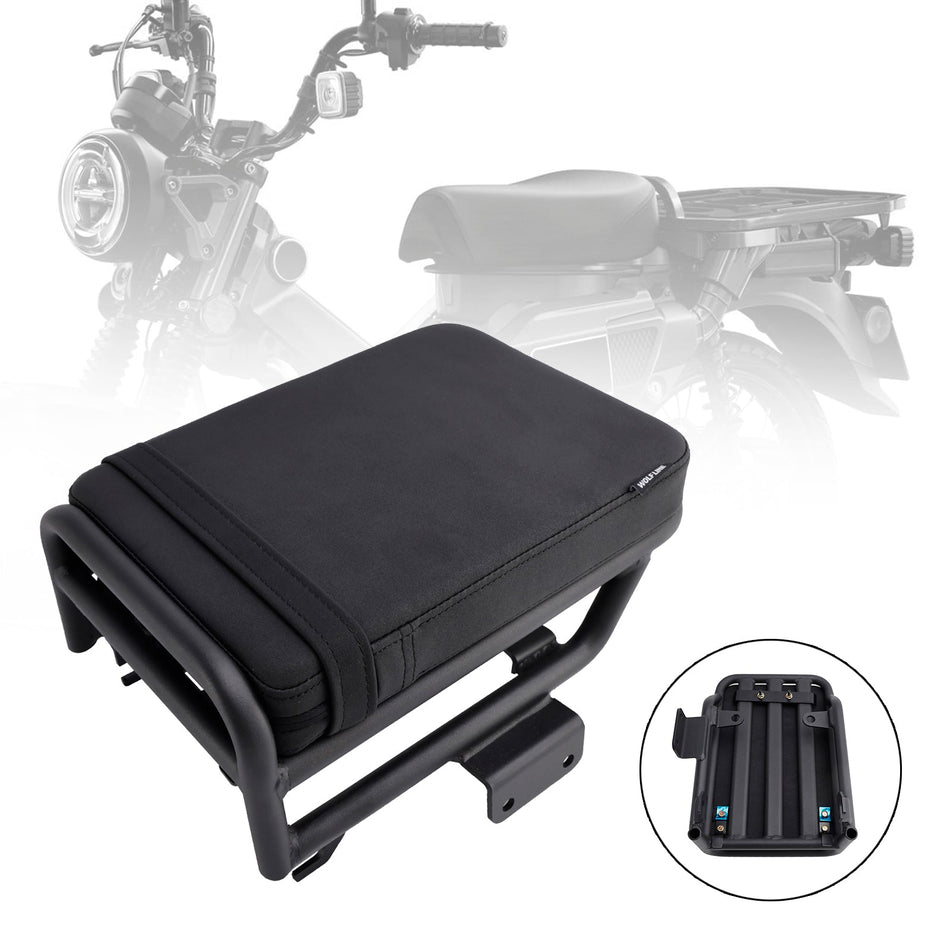 2020-2023 HONDA CT125 huntercub 125 Rücksitz Beifahrerkissen Flach Pu Blackb