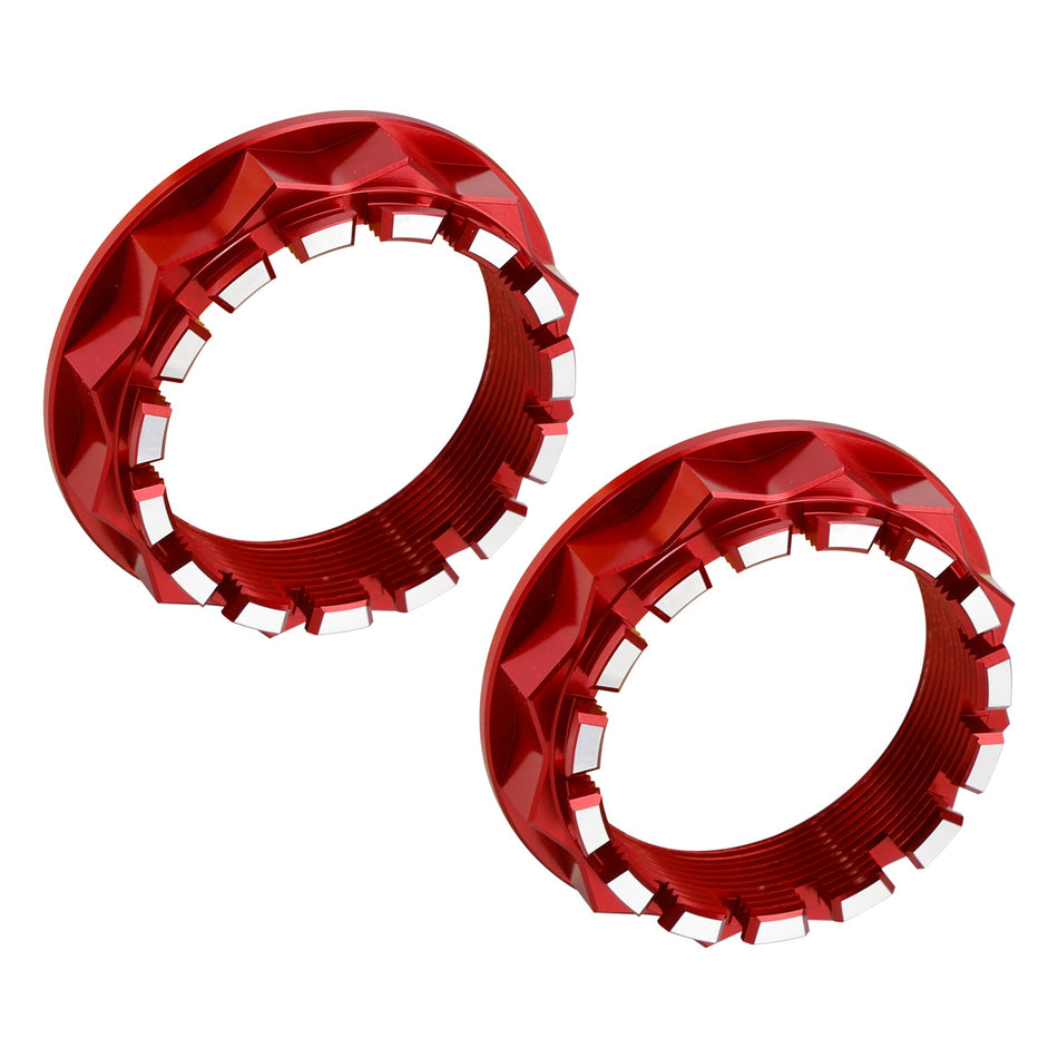 2x Hinterrad Achsmuttern Rot Für Ducati Panigale 959/1199/1299/V4/R/S 2012-2024