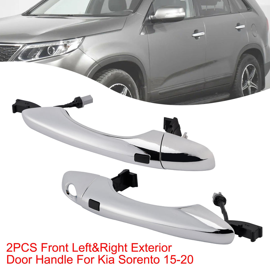 2 Stück vordere linke und rechte Außentürgriffe für Kia Sorento 2015-2020