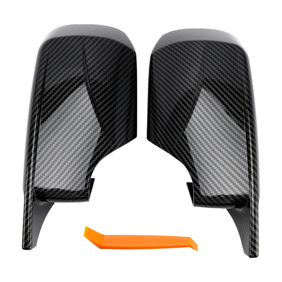 2 Stück M-Style Außenspiegelkappen für BMW E46 Limousine E39 4-Türer 1998-2005
