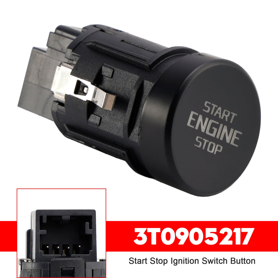 Start Stop Zündung Schalter Taste 3T0905217 für Skoda Fabia III Octavia III