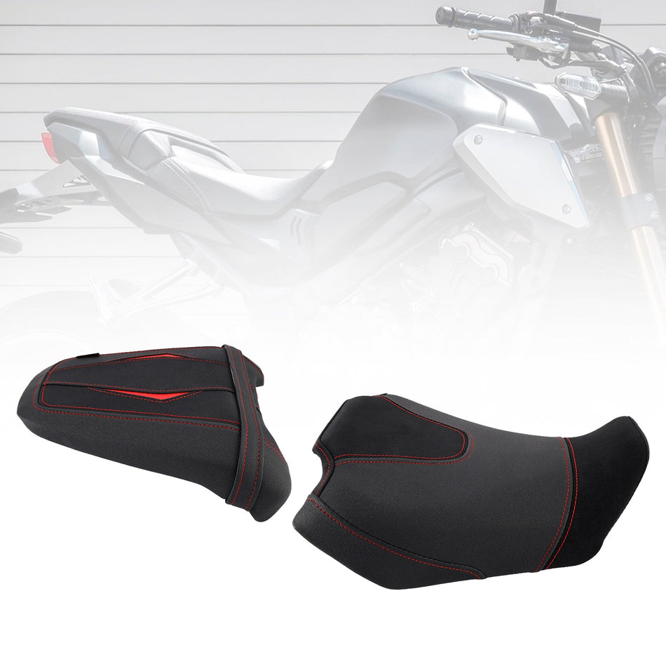2024-2025 Für Honda CB650R CBR650R Untere Front mit Rücksitz für Fahrer und Sozius, Schwarz 2