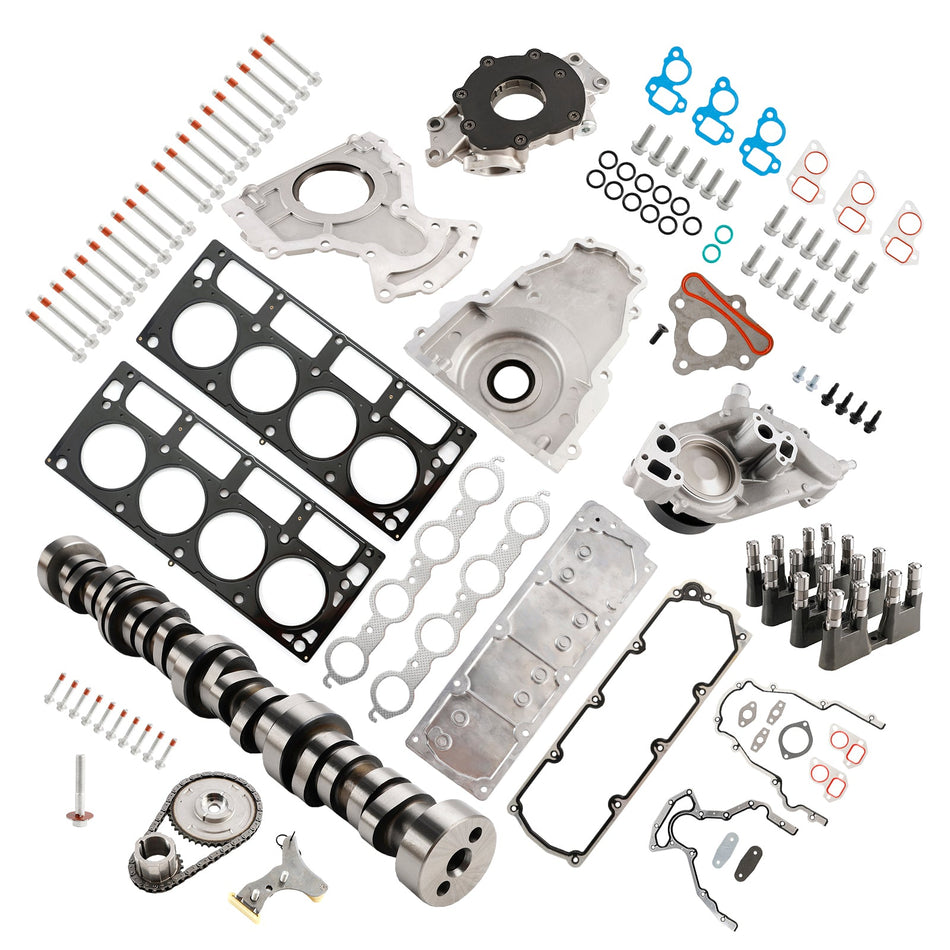2005-2006 CHEVROLET TRAILBLAZER EXT 5.3L 5328CC 325CID V8 OHV NON AFM DOD Nockenwellenst??el-Kit mit Tal-Abdeckung 12646386 12499225