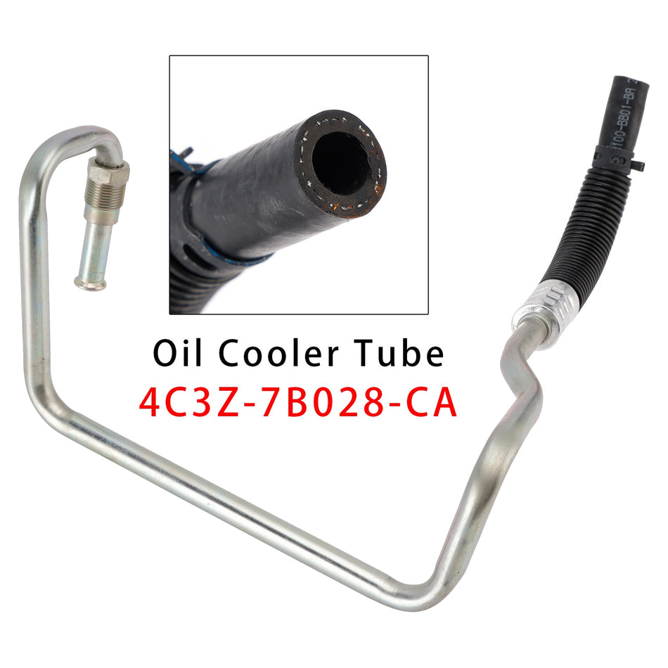 Ölkühlerrohr für das Getriebe des Ford F-450 Super Duty (Baujahr 2004), Teilenummer 4C3Z-7B028-CA