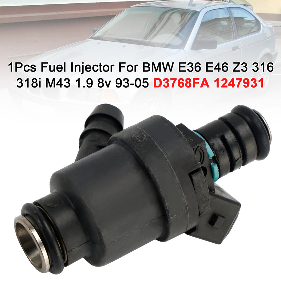 1 Stück Einspritzdüse für BMW E36 E46 Z3 316 318i M43 1.9 8V 93-05 D3768FA 1247931