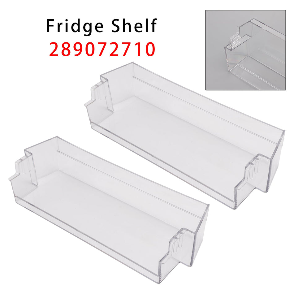 2 Stück Kühlschrankablage, grau, transparent, mittlere oder obere Türablage, 306 mm, für Dometic Wohnwagen 289072710