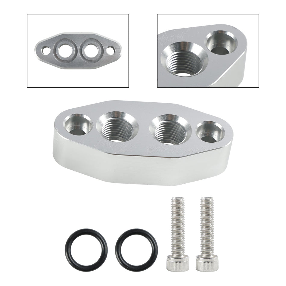 ?lkühleradapter 6AN ORB O-Ring Ein-/Ausgangsanschlussplatte LS1 LSX LS3 LS LS2 LS3 551600