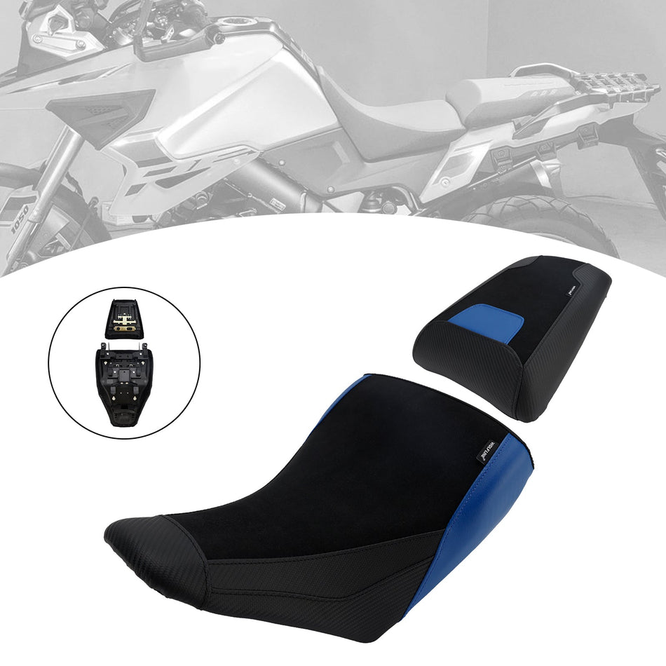 2023–2025 Für Suzuki V-Strom DL1050: Raider Soziuskissen-Set (vorne & hinten)
