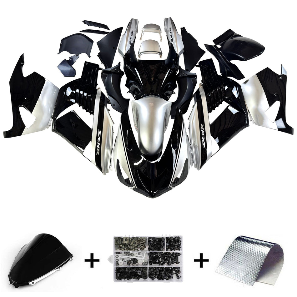 Verkleidungssatz aus ABS-Kunststoff, passend f眉r Kawasaki ZX14R 2006-2011