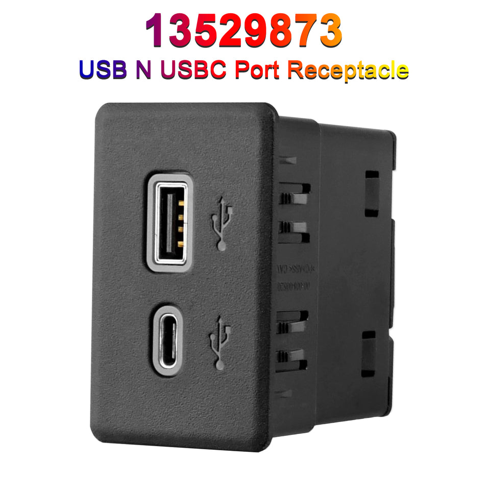 13529873 USB N USBC Port Receptacle für Acadia Escalade Silverado Sierra Tahoe