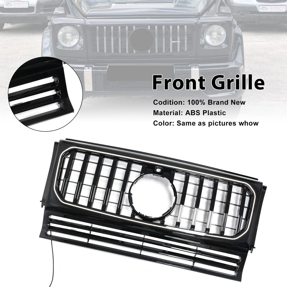 Schwarzer Frontstoßstangengrill für Mercedes-Benz G-Klasse W463 (1990–2018)