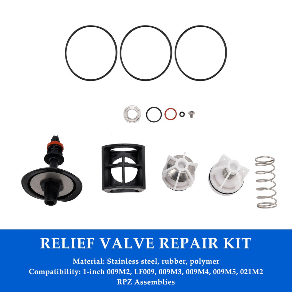 0887793 RK 009M2-T Komplettes Reparaturset als Ersatz für Watts 1"" 009M2 & 009 LF009
