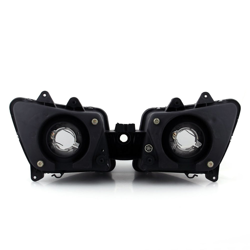 Front Headlight Grille Headlamp Protector Clear For Yamaha Yzf R1 1000 2000-2001