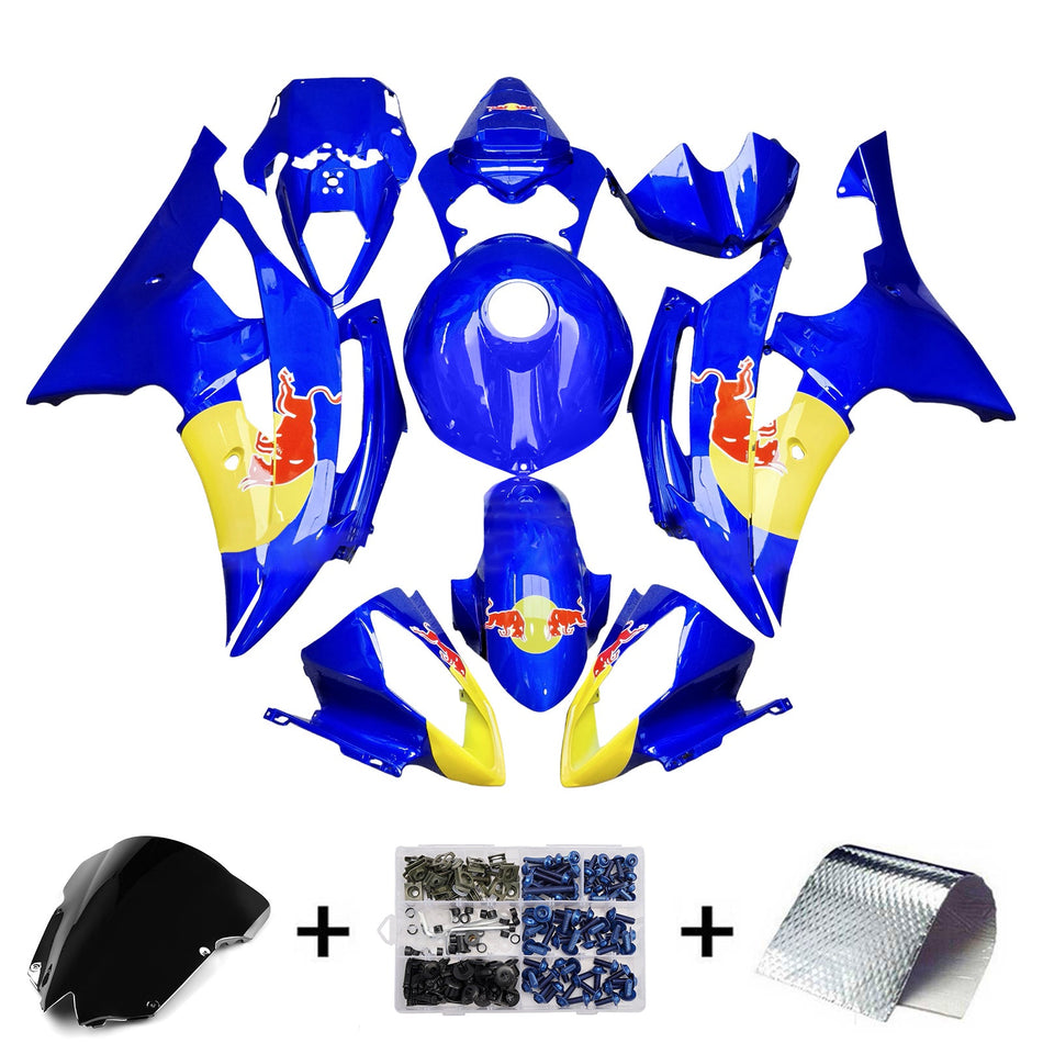 Verkleidungssatz aus ABS-Kunststoff für Yamaha YZFR6 YZF-R6 2008-2016