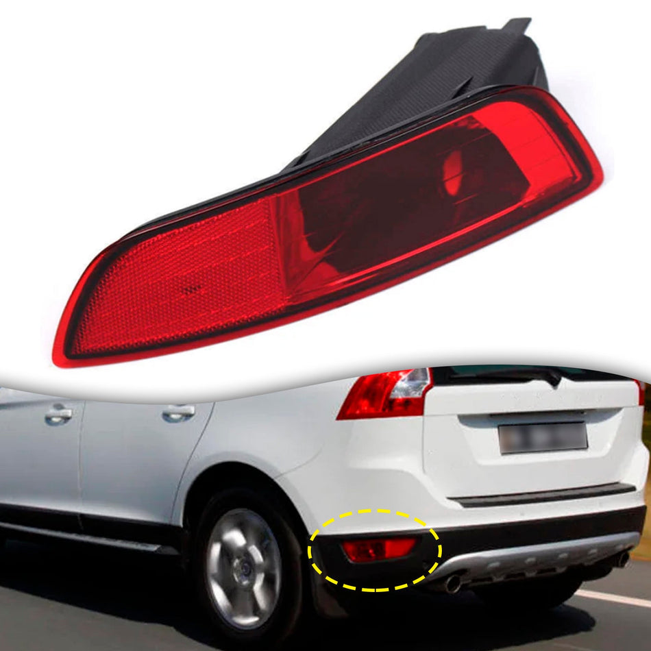 2008–2013 Volvo XC60 links hinten Stoßstange Nebelscheinwerfer Lampe Reflektor 30763322