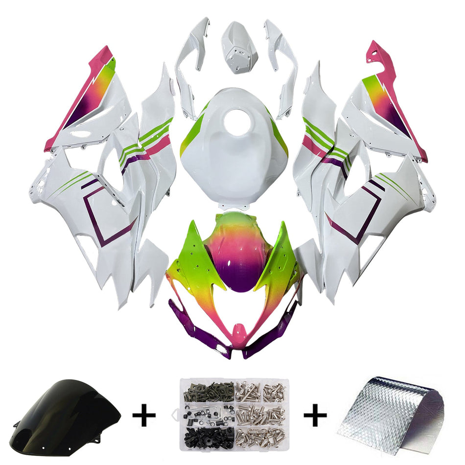 Injection Verkleidung Kit Karosserie Kunststoff ABS fit Für Kawasaki ZX6R 2019-2023