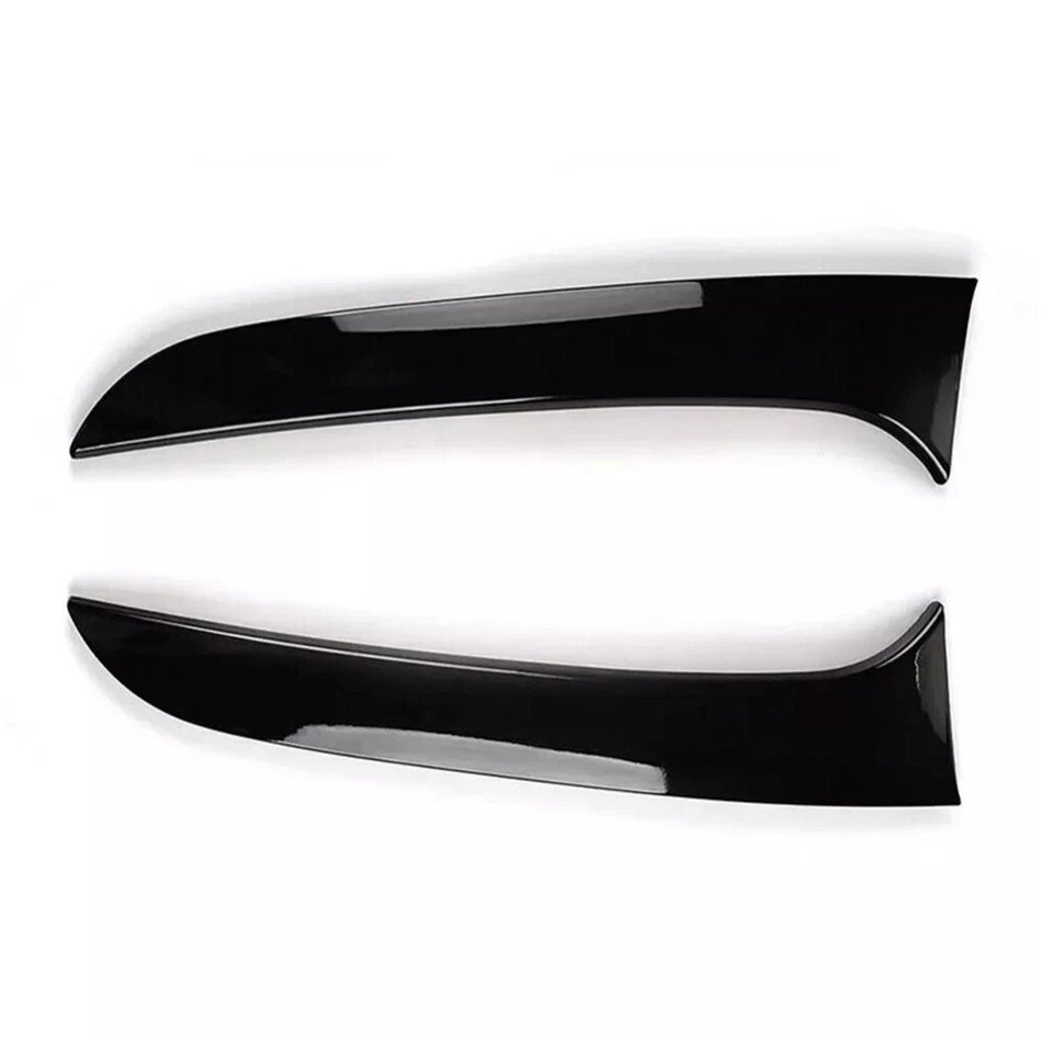 2012–2019 BMW 1 Series F20 F21 schwarz glänzend Paar Heckscheibe Seitenflügel Spoiler