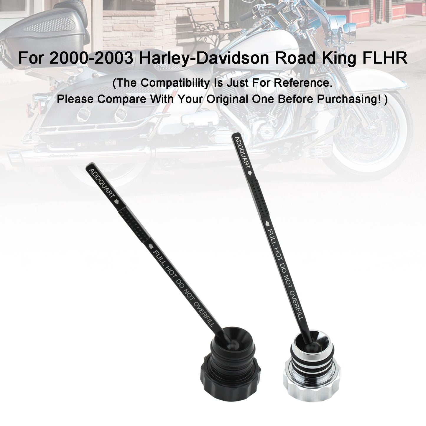 Ölmessstab Tankdeckel Stecker 0710-0121 Fit Für Touring Road King Electra Glide 00-06