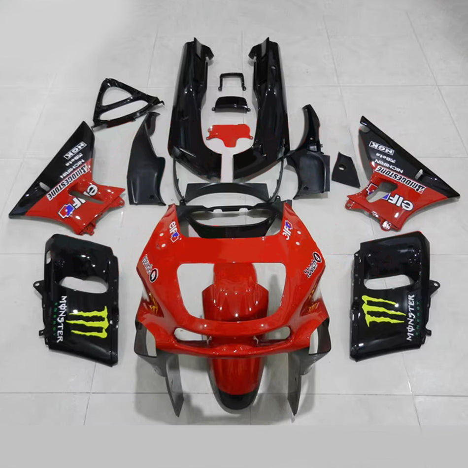 Verkleidungssatz aus ABS-Kunststoff, passend für Kawasaki ZZR400 (1993–2007) und ZZR600 (1998–2003)