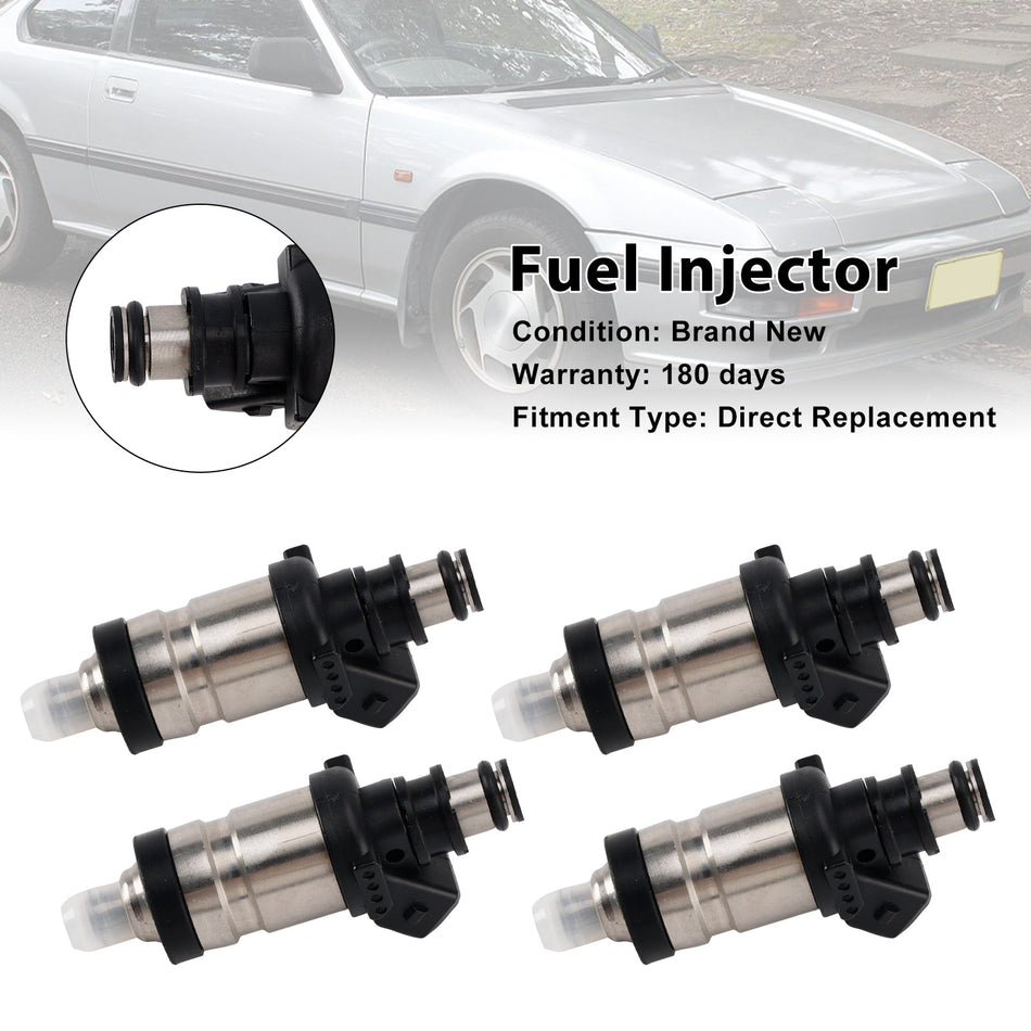 4PCS Kraftstoff Injektor 06164-P0A-000 Fit Honda Accord Prelude Civic 1990-1997