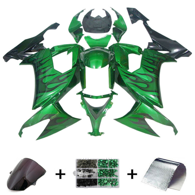 2008-2010 Kawasaki ZX10R Einspritzverkleidungssatz Karosserie Kunststoff ABS