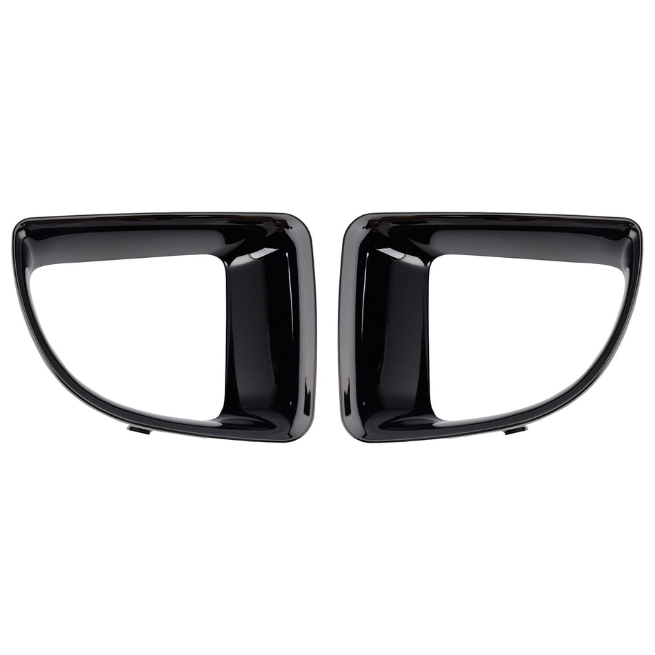 2010–2012.07 Mini Clubman R55, glänzend schwarzer Luftkanalrahmen vorne, 51117255117, 51117255119