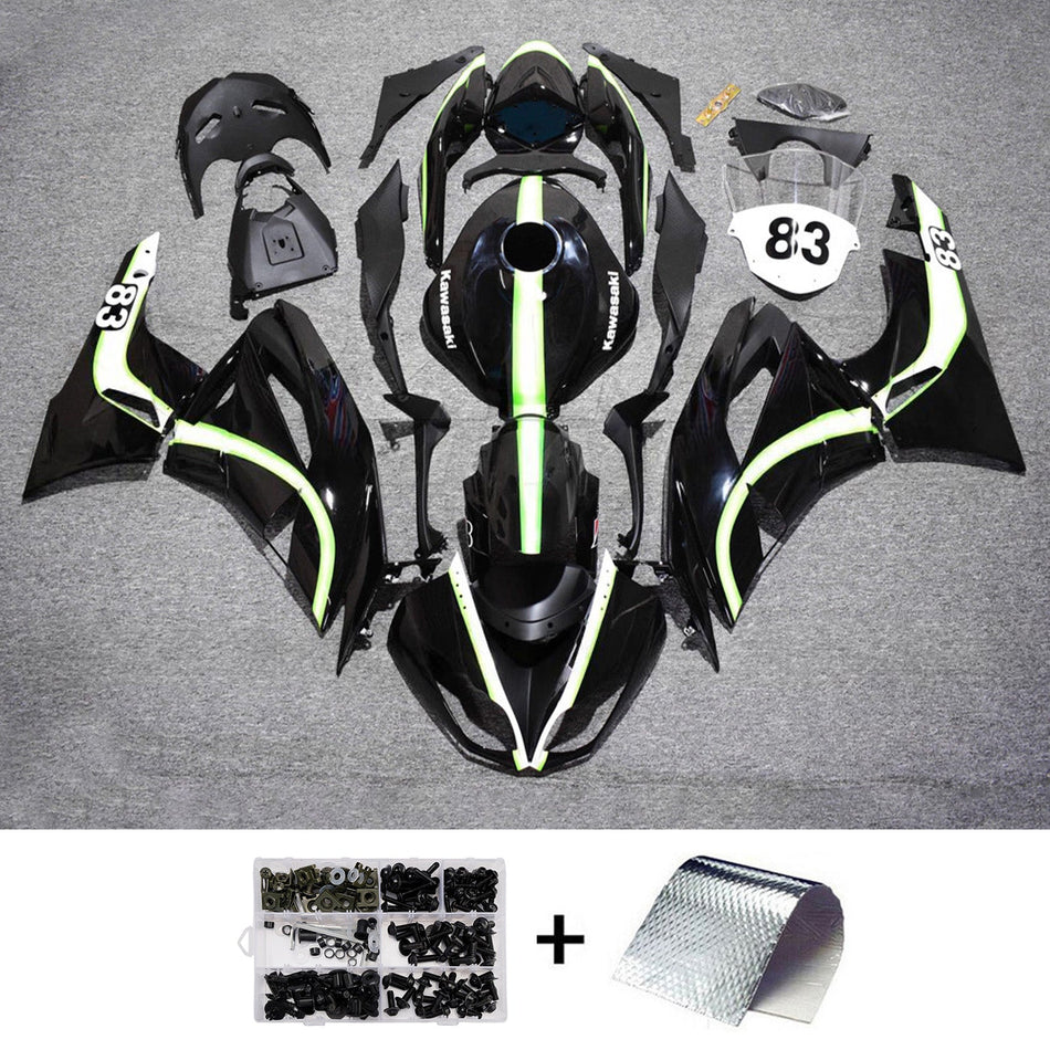 Verkleidungssatz aus ABS-Kunststoff, passend für Kawasaki ZX6R 636 2009-2012