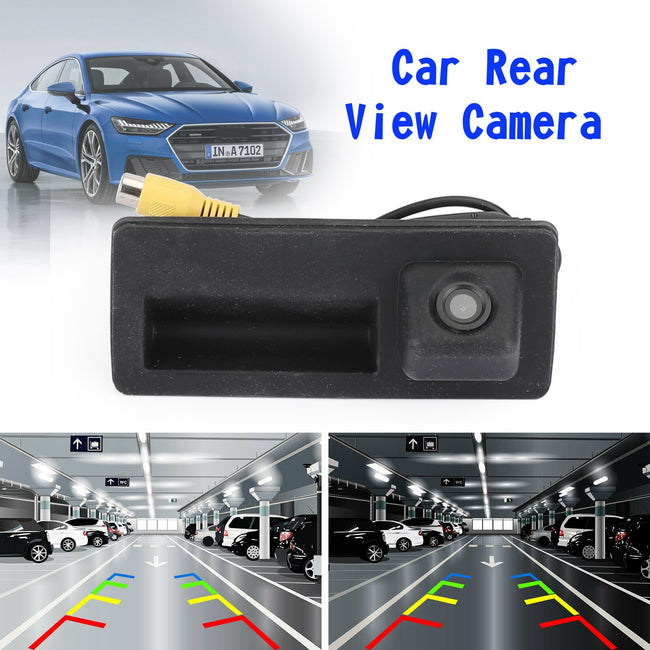 Caméra de tableau de bord de caméra de recul de poignée de coffre de voiture pour A3 A4 A4L S4 A5 S5 Q3 Q5 A6 A7 A8
