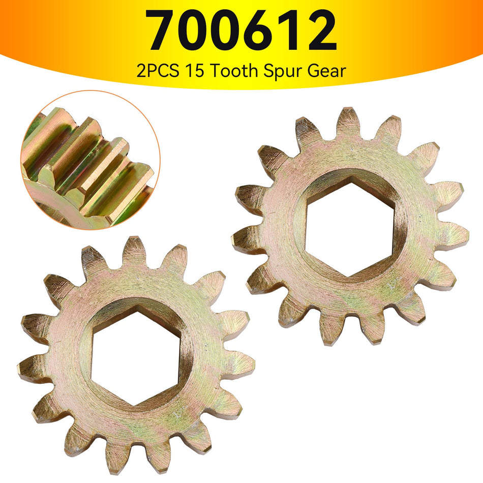 2 Stück 700612 15-Zahn-Stirnrad 10 DP/20 PA für Lippert RV Slide Out-Systeme