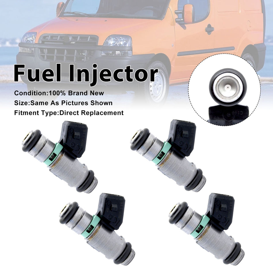 4-teilige Einspritzdüse für Fiat Doblo 2001–2010 Seicento 1999–2010 iwp116