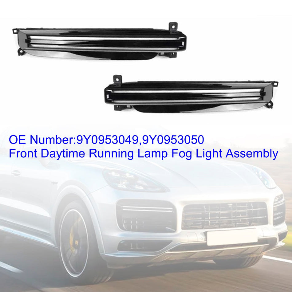 2018–2022 Porsche Cayenne Turbo Front Tagfahrlicht Nebelscheinwerfer Montage 9Y0953049 9Y0953050