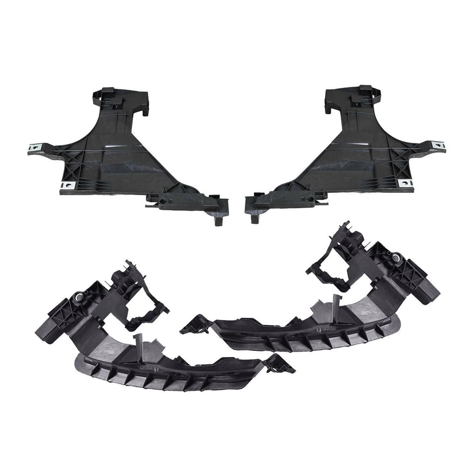 2013–2016 Audi S4 Facelift 4-teiliges Frontscheinwerfer-Montageplatten-Set