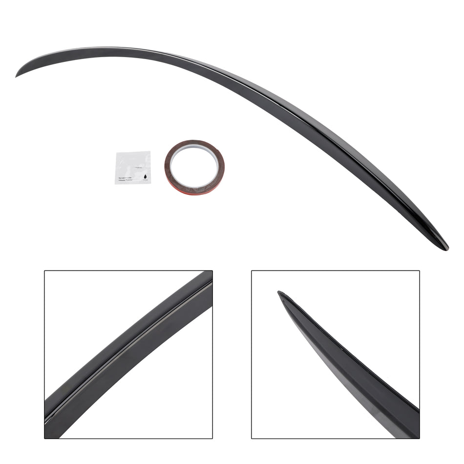 Schwarz Glänzender Heckspoiler Für Mercedes-Benz E-Class W213 E63 Style 2020+